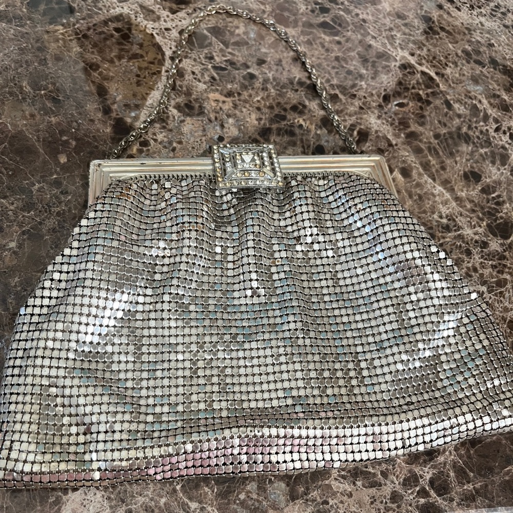 💛💛💛 Gold Antique Mesh Evening Clutch Handbag 💛💛💛